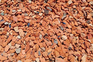 瓦チップ・ルーフチップ(赤)サイズ:5㎜~10㎜